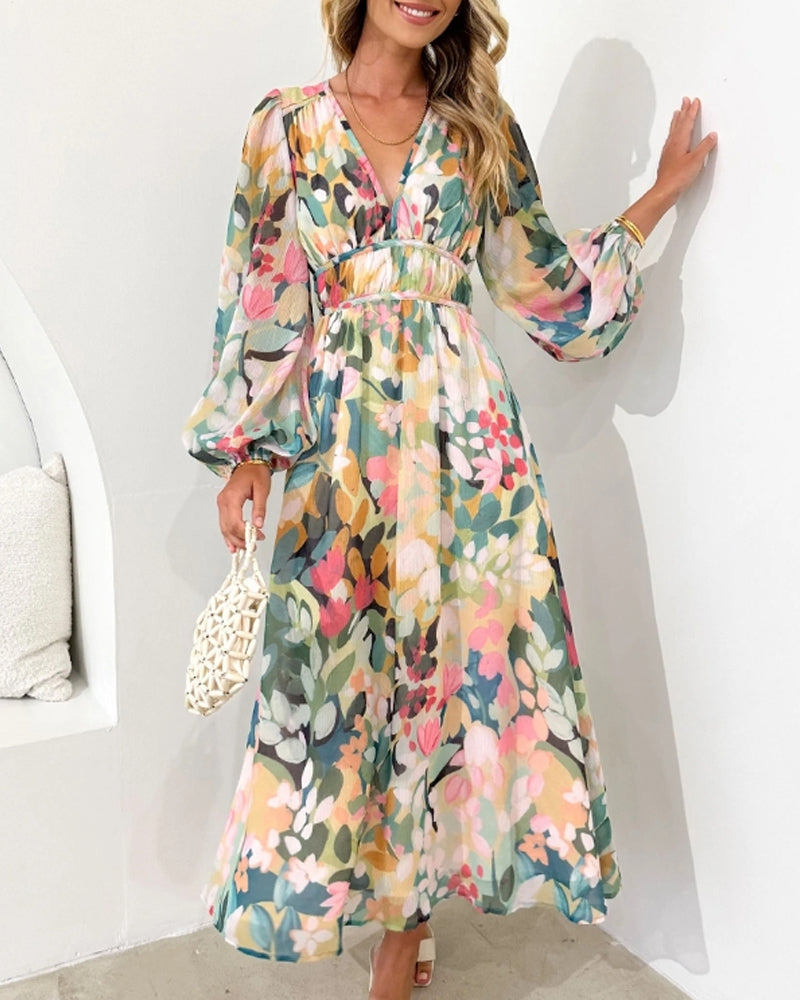 Celine | Elegant Floral Dress for Women