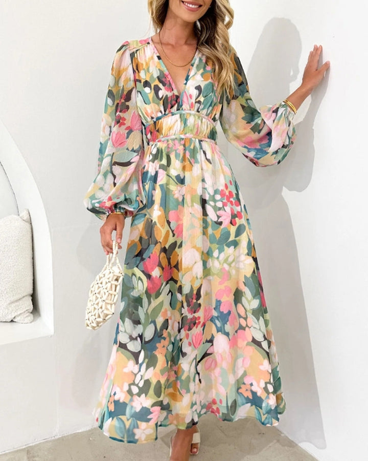 Celine | Elegant Floral Dress for Women