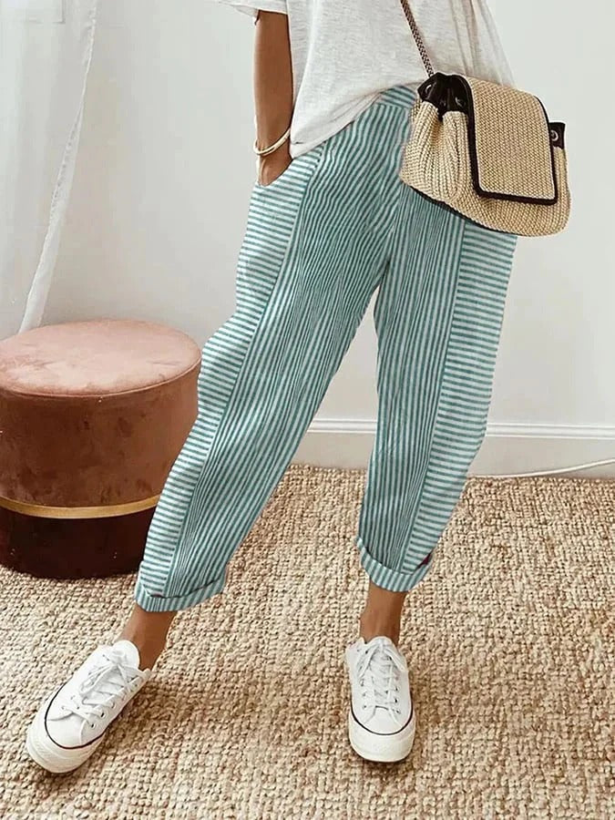 AMYNELLE – LIGHT FLATTERING PANTS Beach