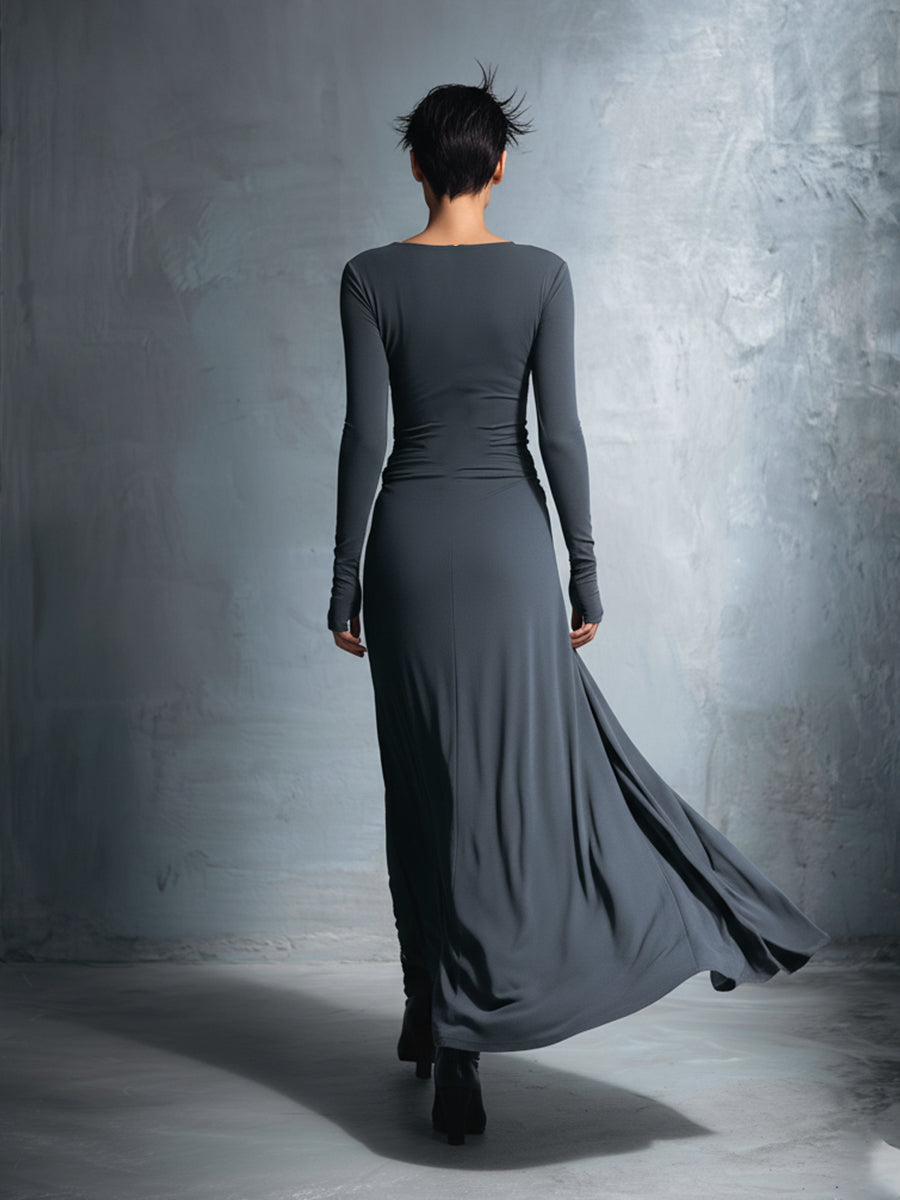 Gabriella – Side Knot Long Dress