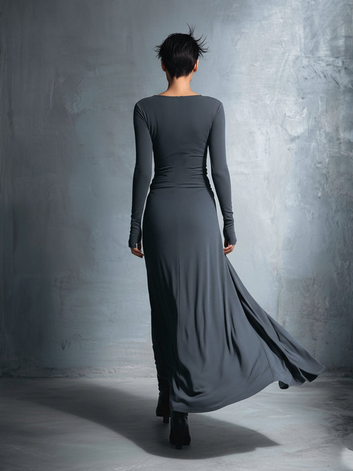 Gabriella – Side Knot Long Dress
