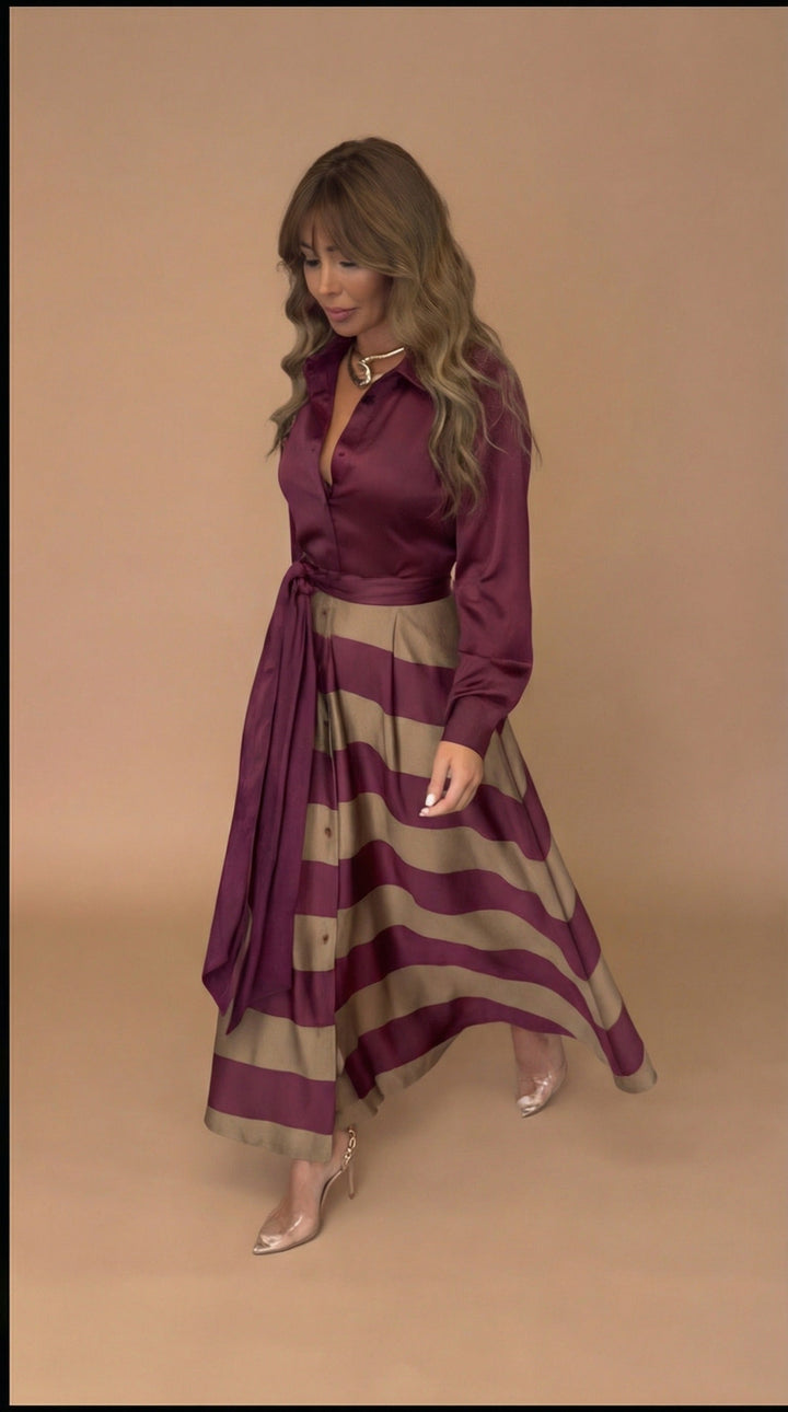 Mila™ Striped Maxi Dress