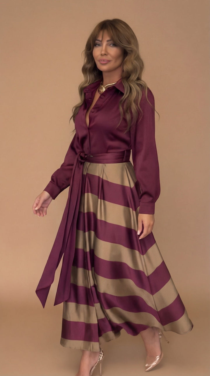 Mila™ Striped Maxi Dress