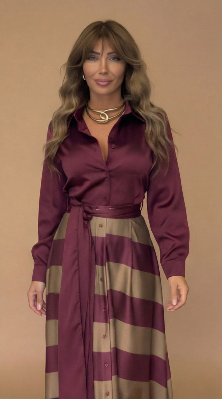 Mila™ Striped Maxi Dress