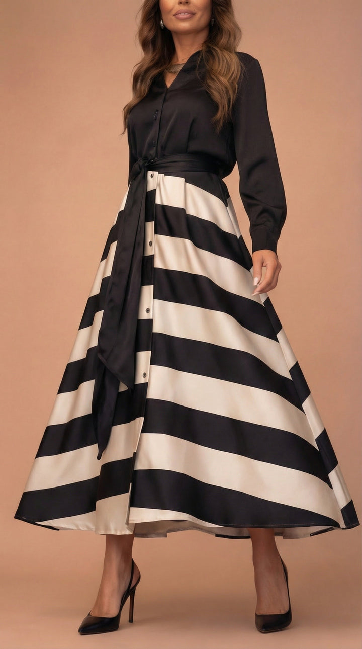 Mila™ Striped Maxi Dress