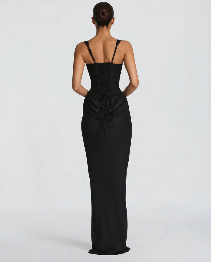 OLIVIA | Maxi Dress with Hourglass Silhouette