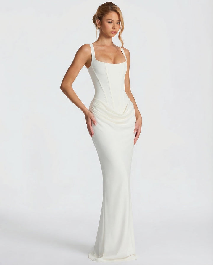 OLIVIA | Maxi Dress with Hourglass Silhouette