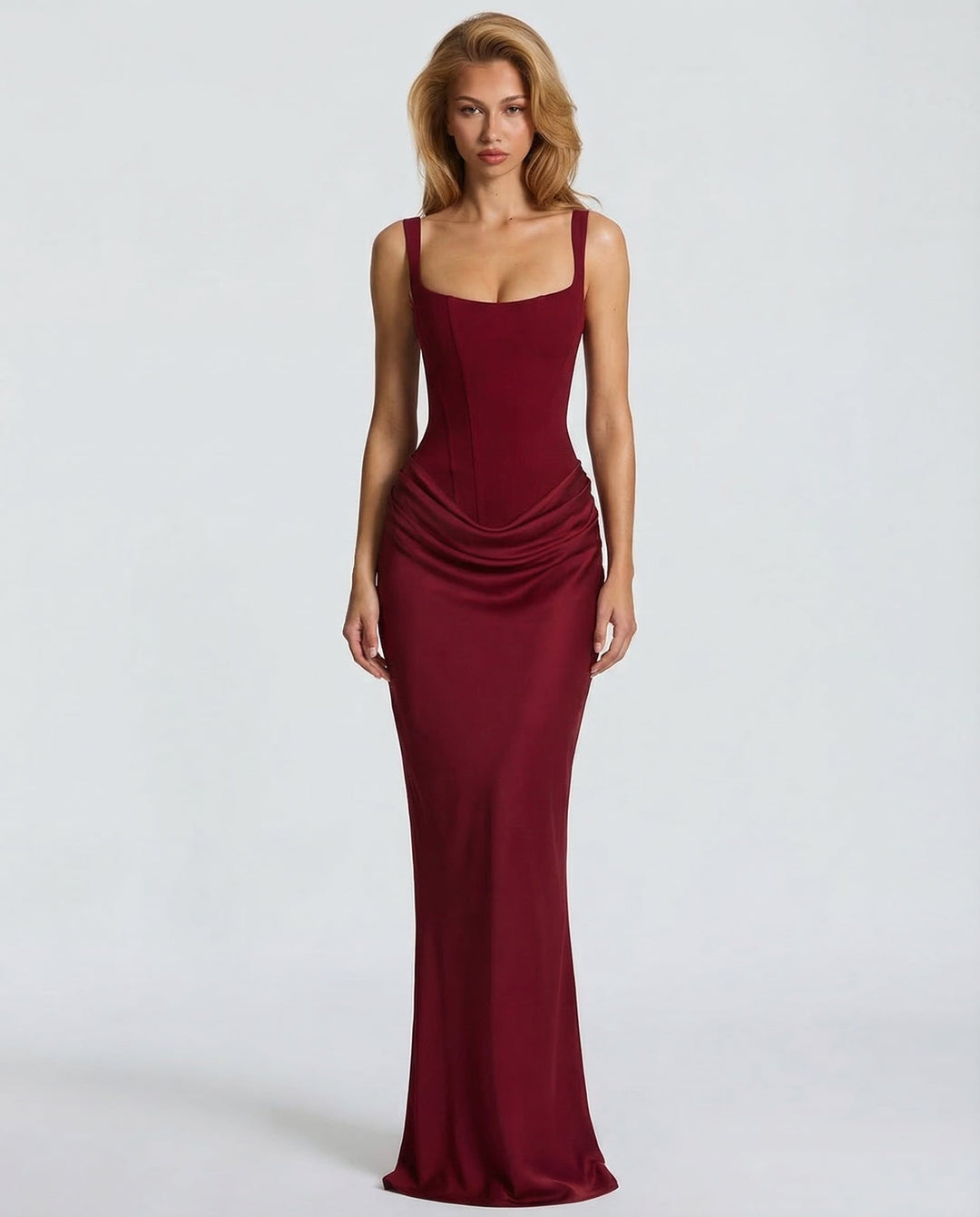 OLIVIA | Maxi Dress with Hourglass Silhouette