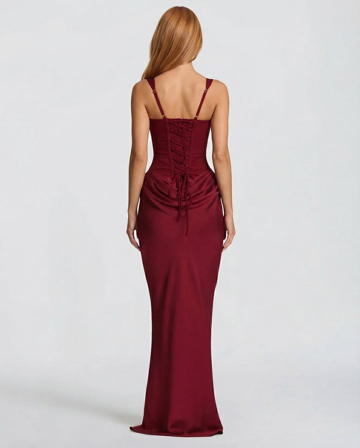 OLIVIA | Maxi Dress with Hourglass Silhouette