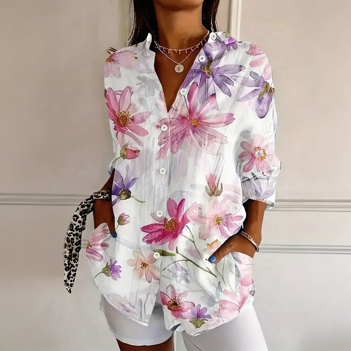 Zora™ - Elegant Classic Blouse