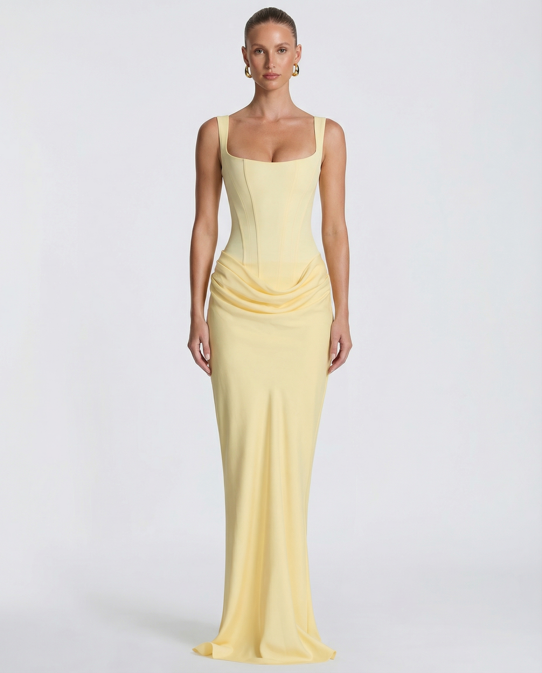 OLIVIA | Maxi Dress with Hourglass Silhouette
