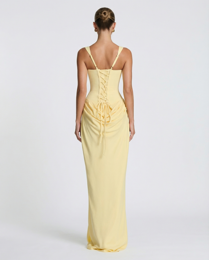 OLIVIA | Maxi Dress with Hourglass Silhouette