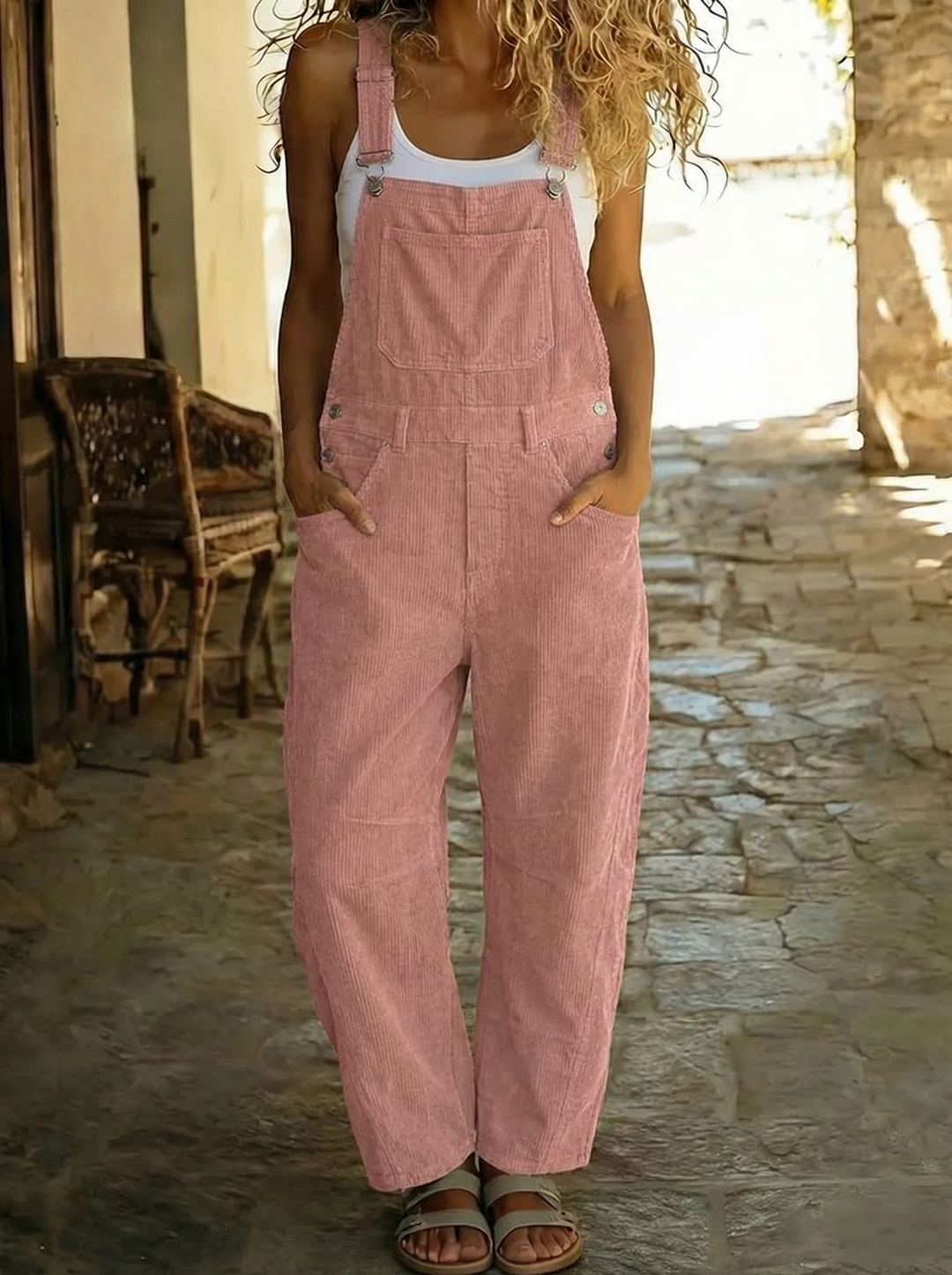 Lilac™ - Lightweight linen overall with a relaxed fit