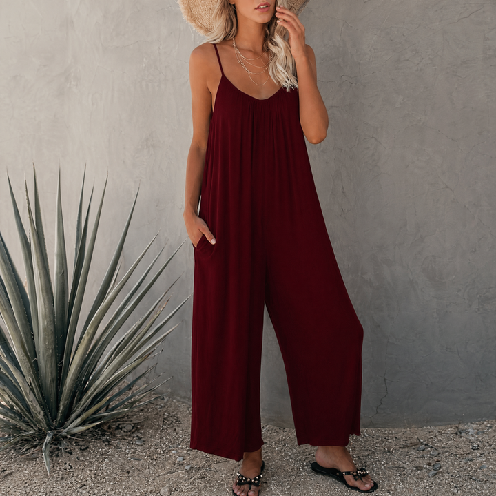 Rio™ | Chic Flowy Jumpsuit with Convenient Pockets