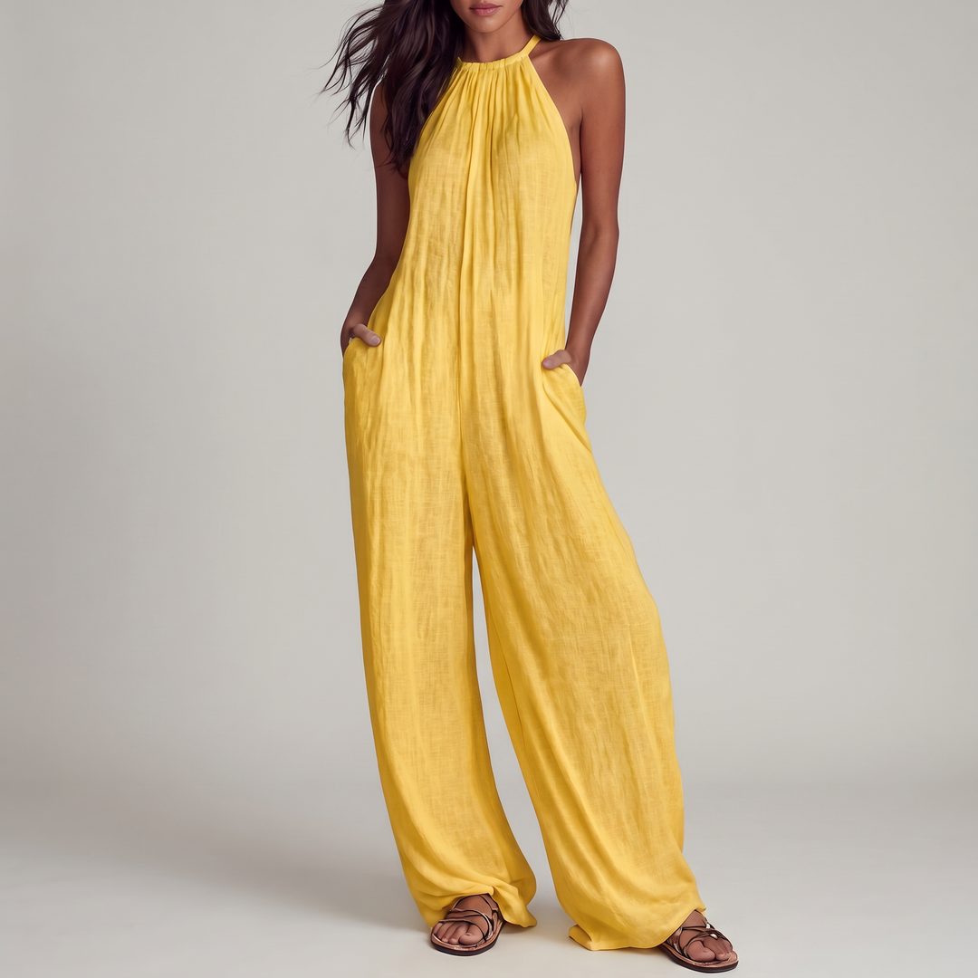 Nivada™ | Chic Pleated Jumpsuit