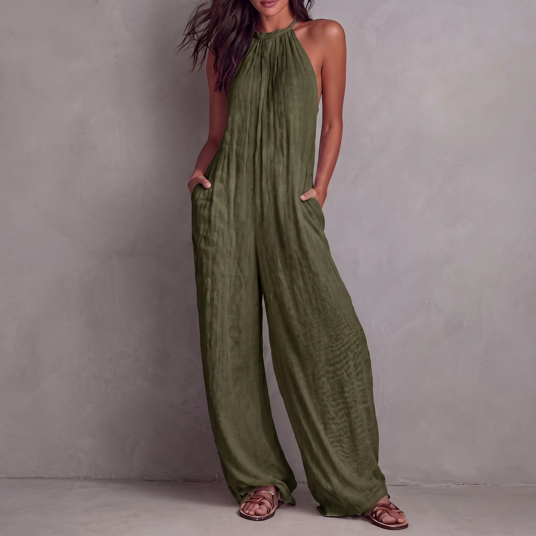 Nivada™ | Chic Pleated Jumpsuit