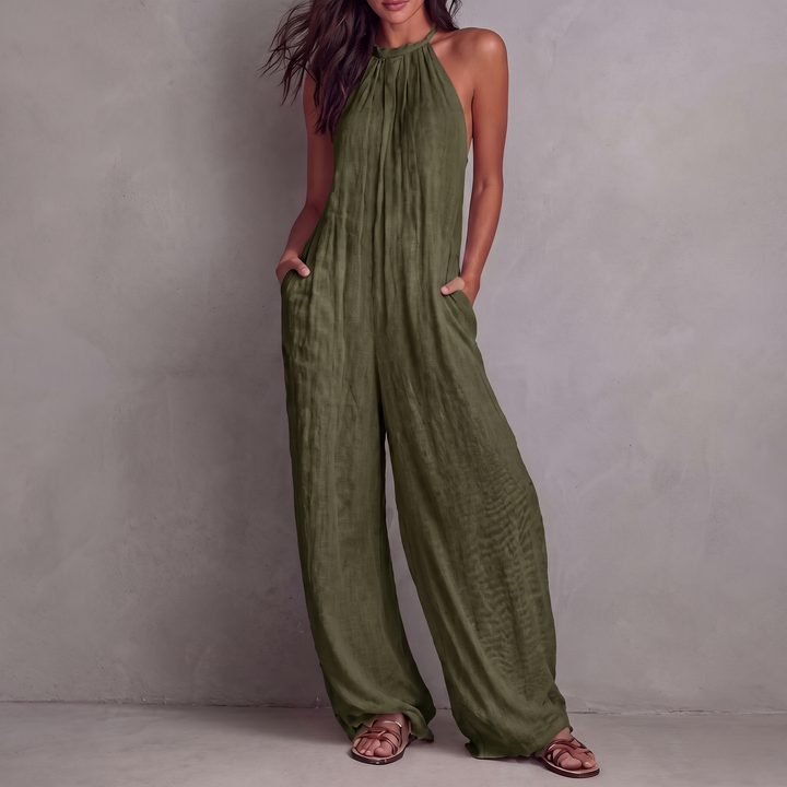 Nivada™ | Chic Pleated Jumpsuit