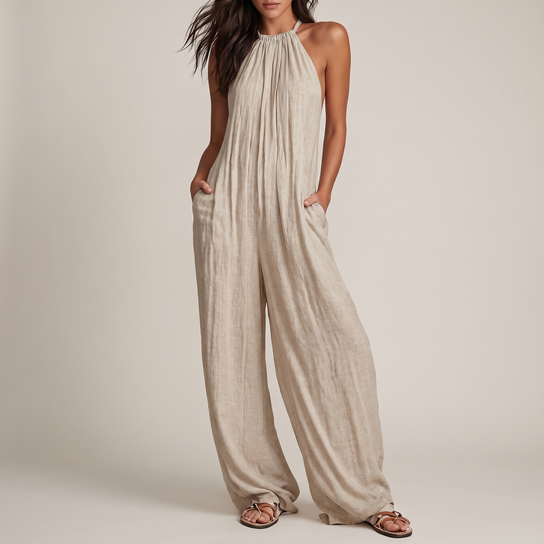 Nivada™ | Chic Pleated Jumpsuit