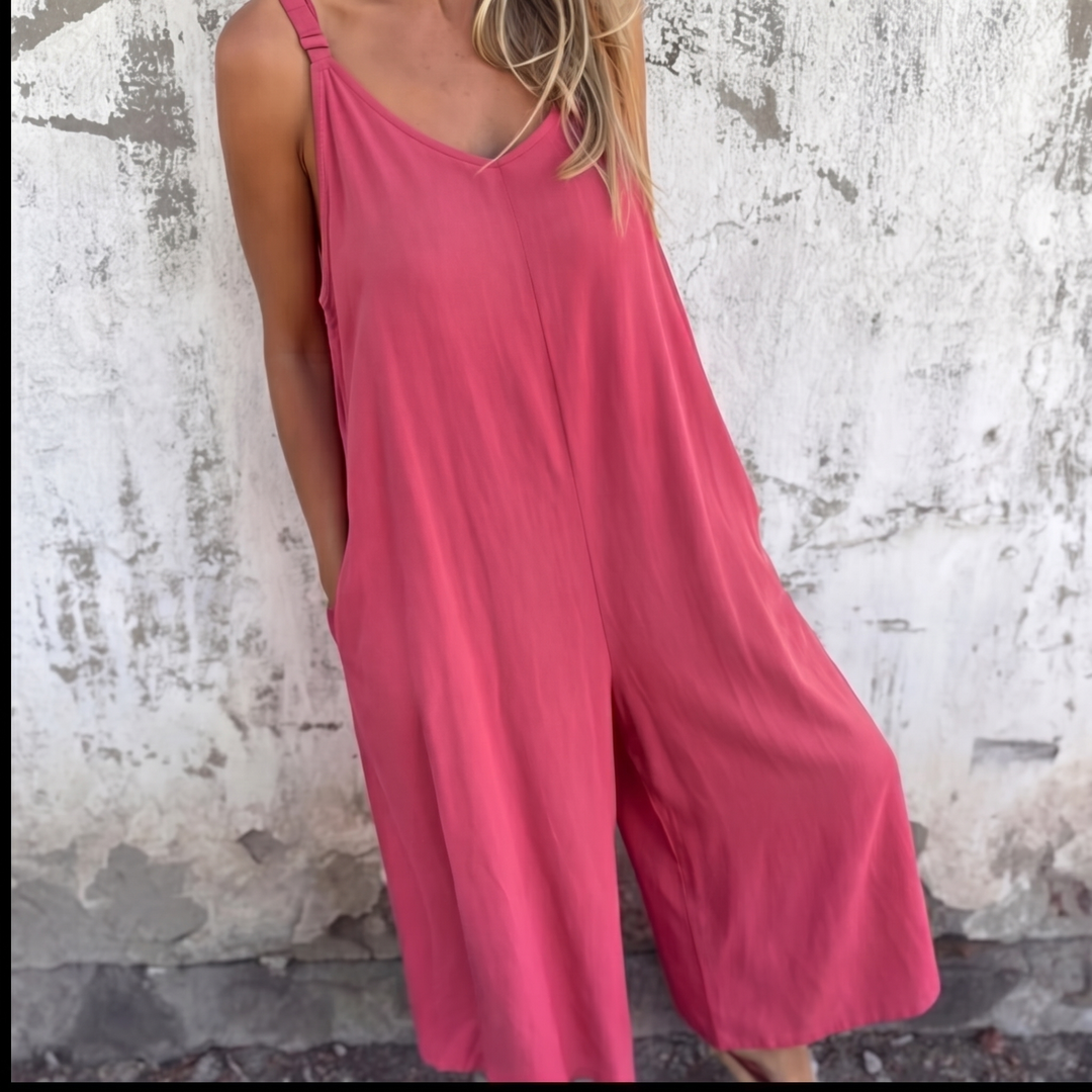 Aria™ | Relaxed Linen Jumpsuit