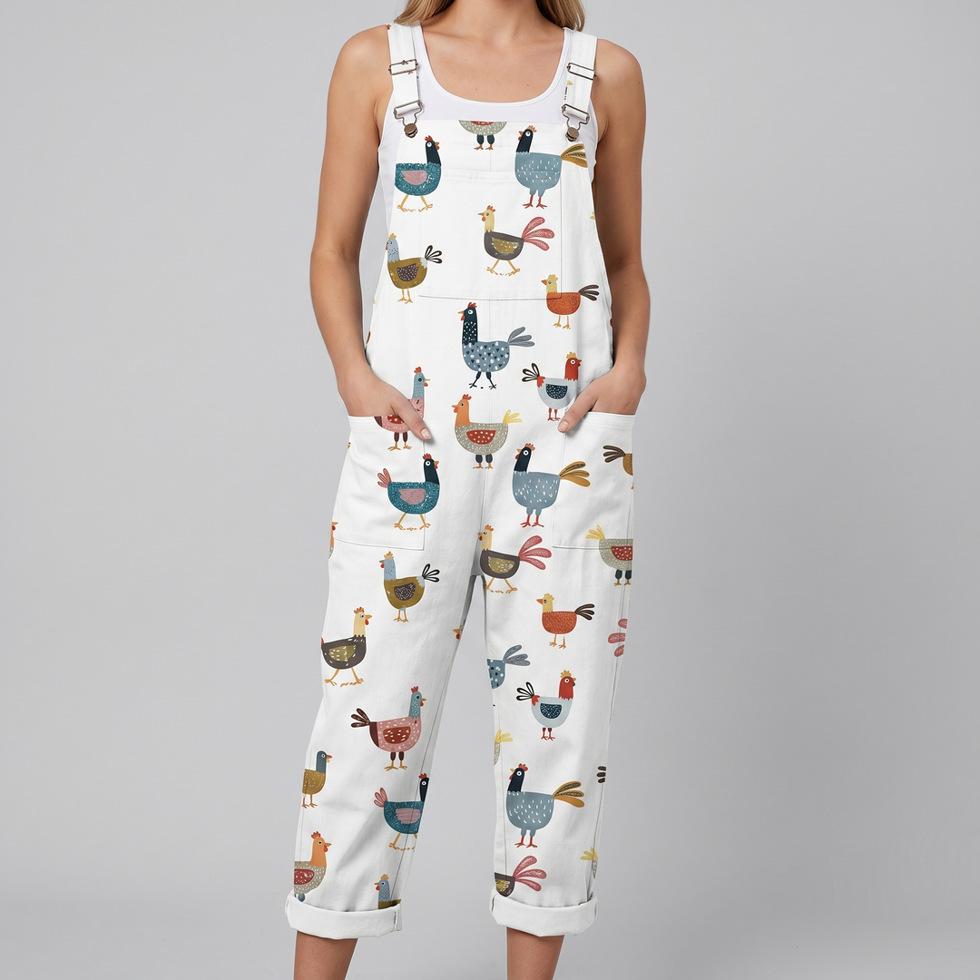 Henny™ | Illustrated Chicken Jumpsuit