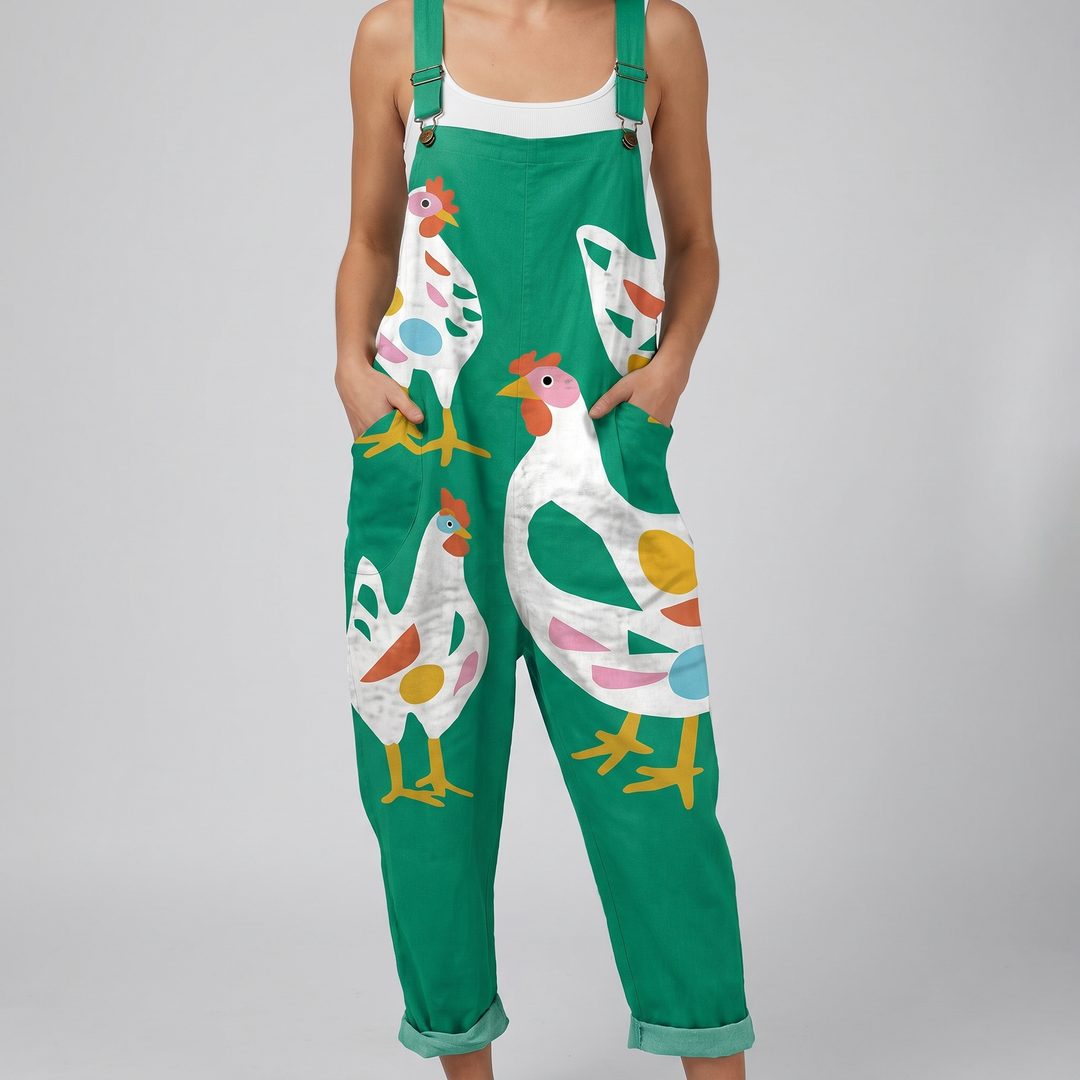 Pecky™ Emerald Hen Jumpsuit