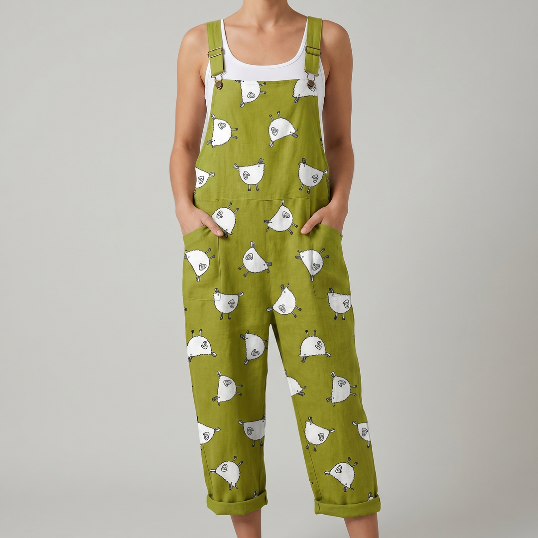 Fluffy™ Doodle Sheep Cozy Jumpsuit