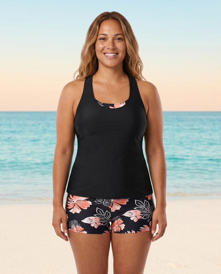 Supportive 3-Piece Tankini Set