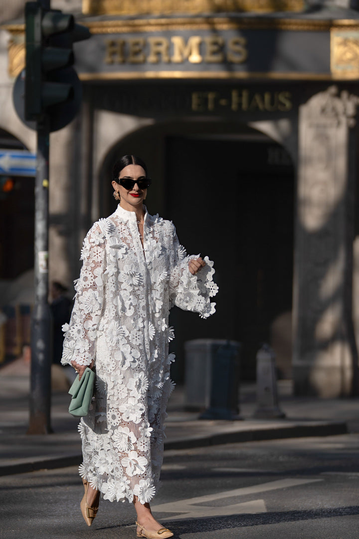 White Lace Estelle Dress