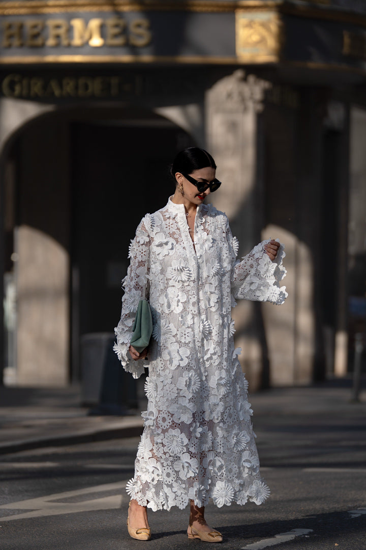 White Lace Estelle Dress
