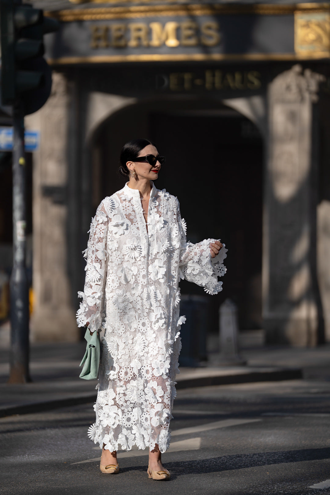 White Lace Estelle Dress
