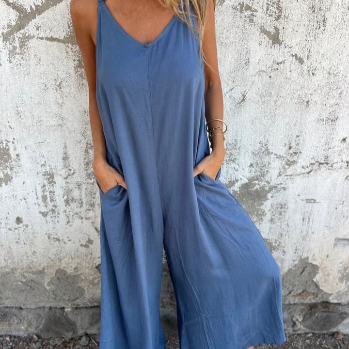 Aria™ | Relaxed Linen Jumpsuit