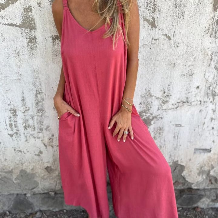 Aria™ | Relaxed Linen Jumpsuit