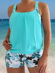 Supportive Flowy Swim Dress Set