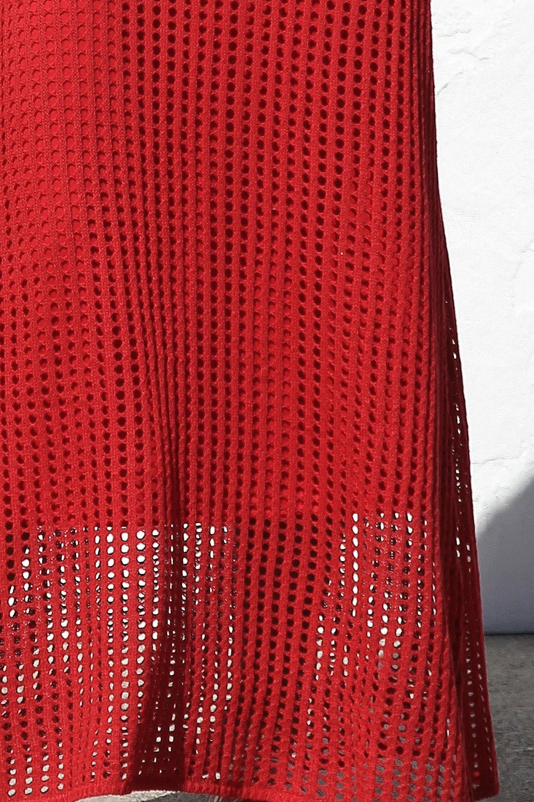 ESSENTIAL - Airlie Natural Crochet Maxi Dress