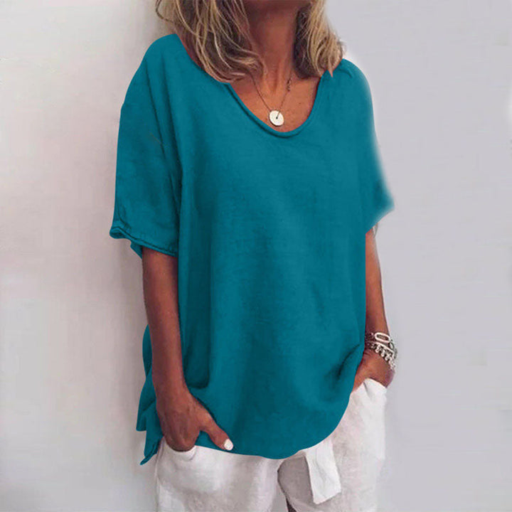Irene | Soft Drape Everyday Top – Confidence Without Compromise