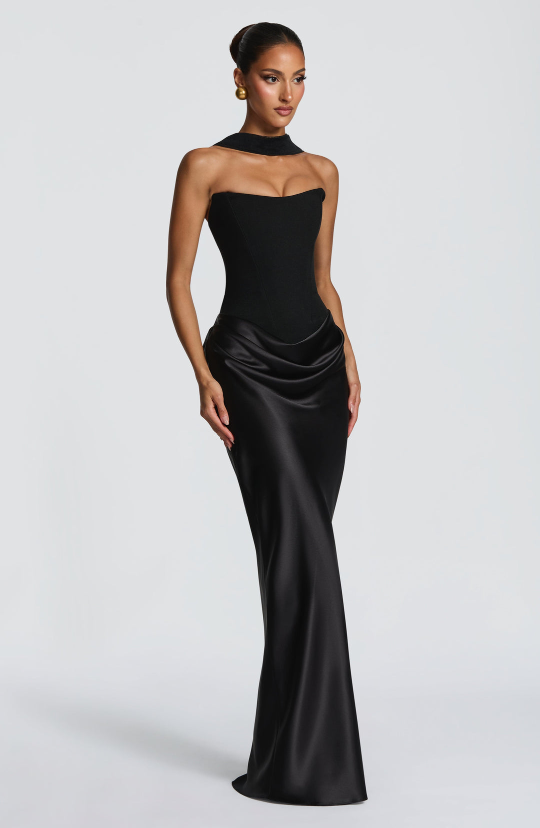 Black Maggie Maxi Dress