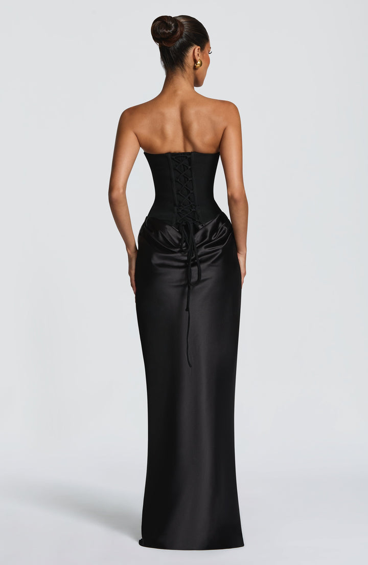 Black Maggie Maxi Dress