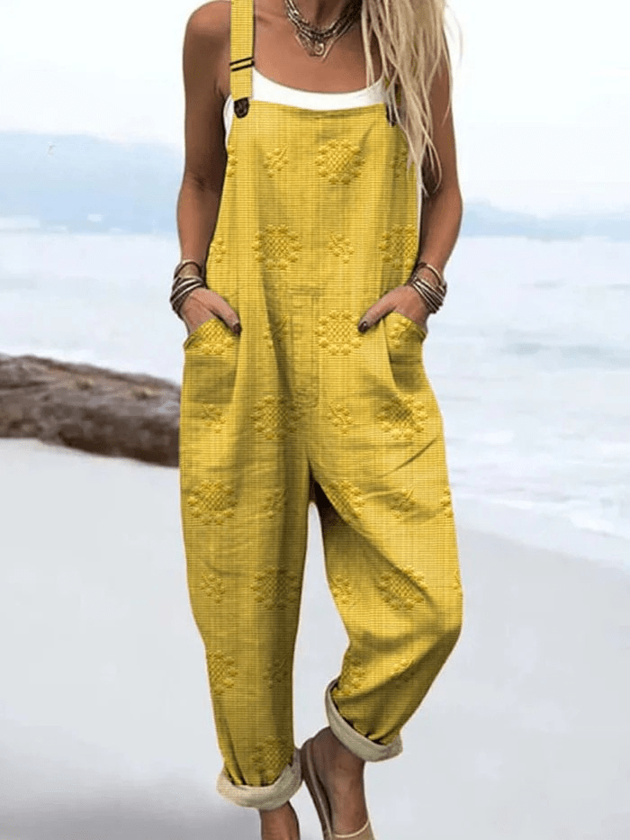 Petra - Retro Floral Jumpsuit
