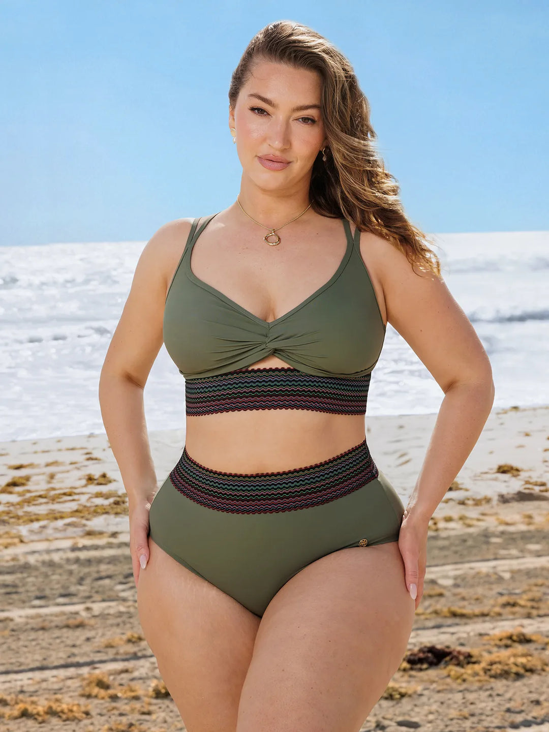 Tummy Control High-Waist Bikini Set