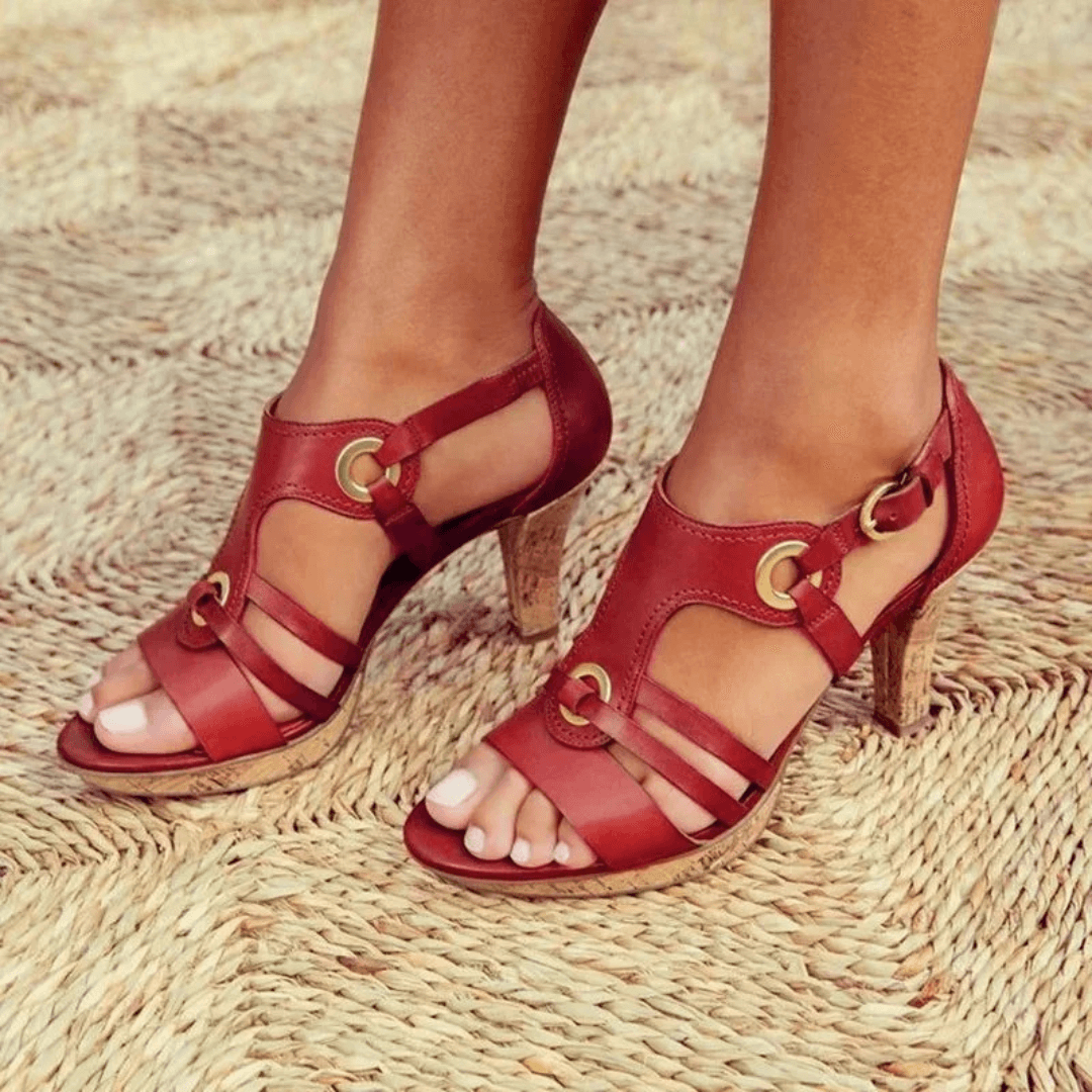 Bella | Heeled Sandals Beach