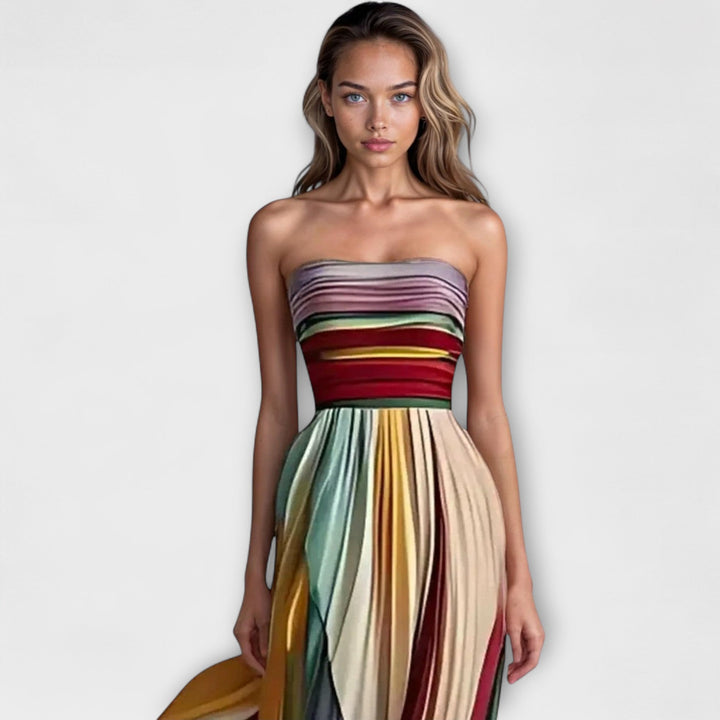 Evelyn | Elegant Long Dress Crafted from Luxurious Fabric