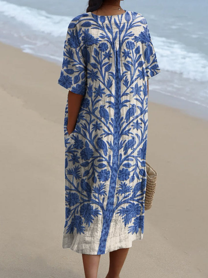 Anouk - Vintage Floral Dress Beach