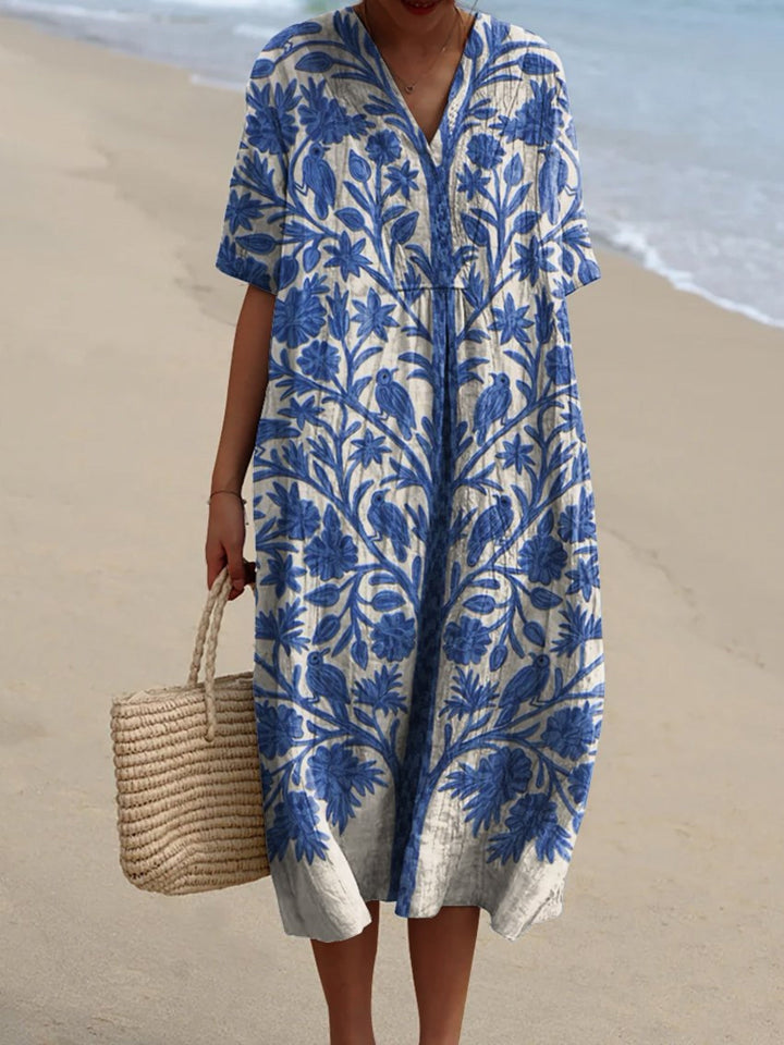 Anouk - Vintage Floral Dress Beach