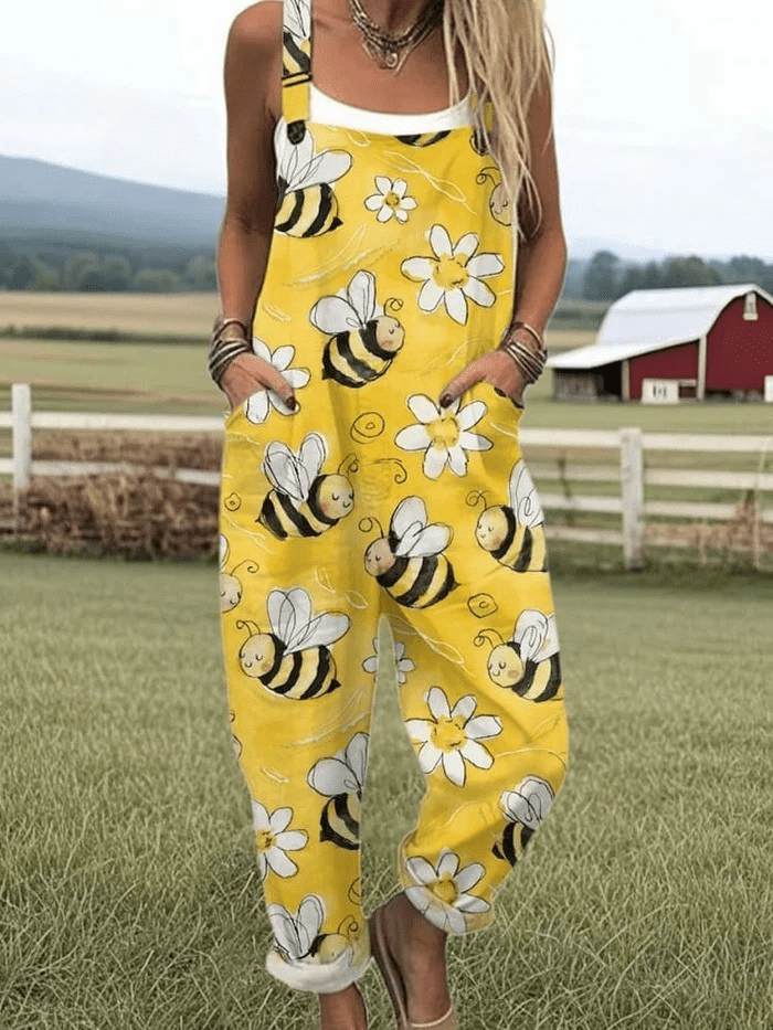 Zerva - Retro Floral Spring Jumpsuit