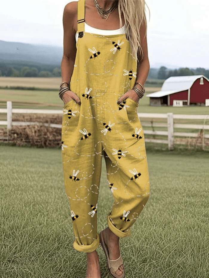 Zerva - Retro Floral Spring Jumpsuit